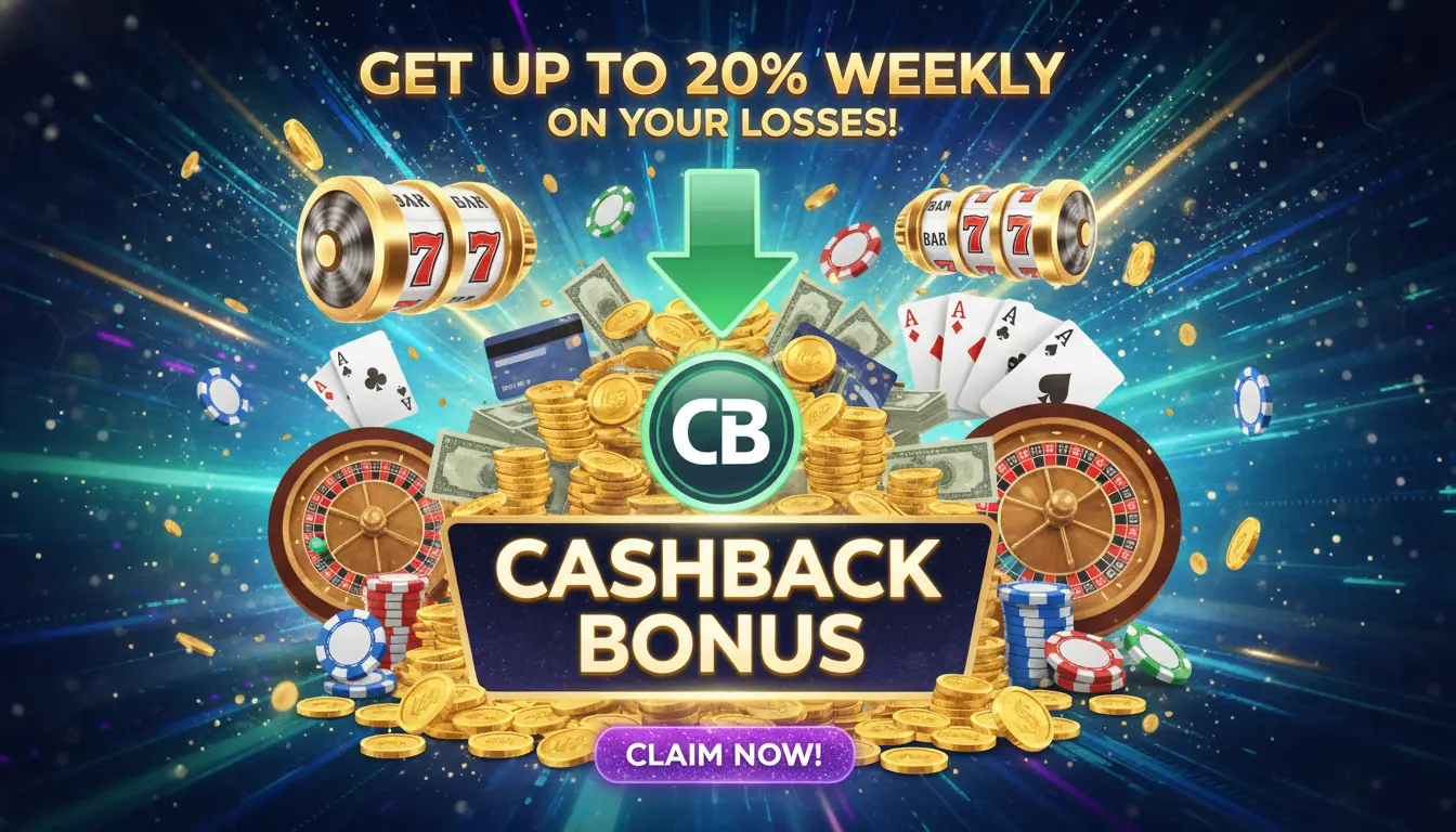 Cresus casino Cashback Bonus